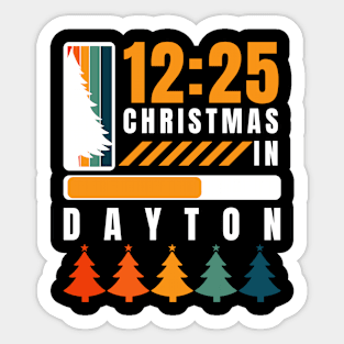 dayton christmas Sticker